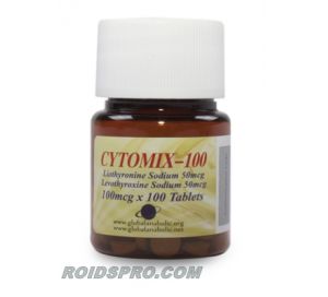 Cytomix-100 for sale | T3 + T4  100 mcg x 100 tablets | Global Anabolic